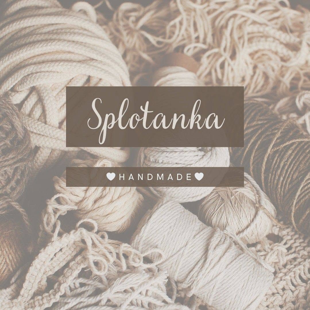 Splotanka handmade — branding na tle naturalnych sznurków i nici